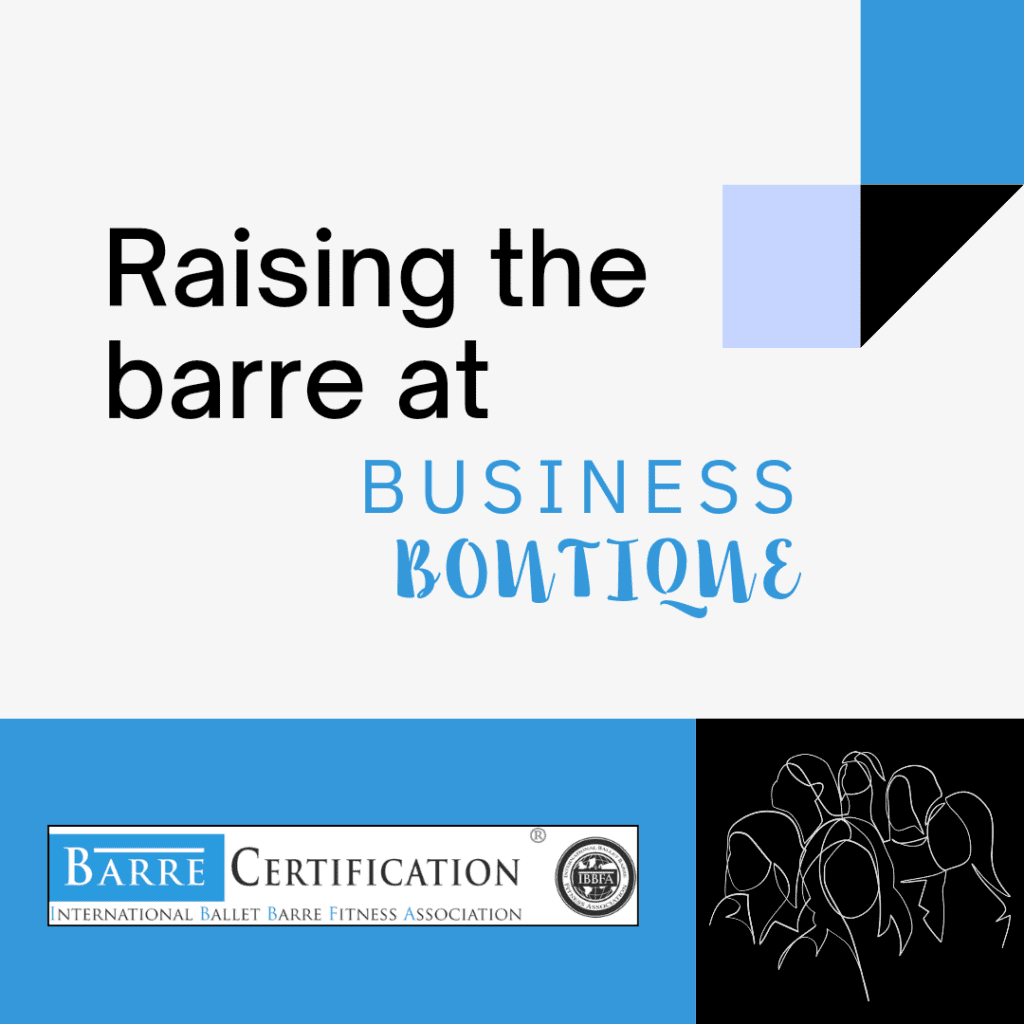 Barre at business boutique